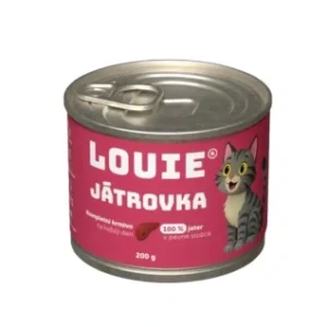 konzerva pro kočky játrová bez obilnin Louie mousse
