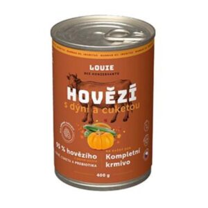 Louie Dog konzerva hovězí s dýní a cuketou pro psy