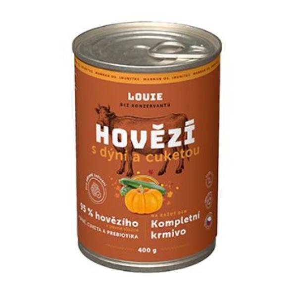 Louie Dog konzerva hovězí s dýní a cuketou pro psy