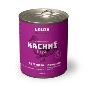 Louie konzerva kachní s rýží pro psy bez obilnin