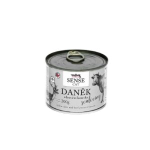 FALCO SENSE CAT konzerva daněk a hovězí pro psy 200g